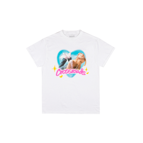Crossroads Airbrush White Tee